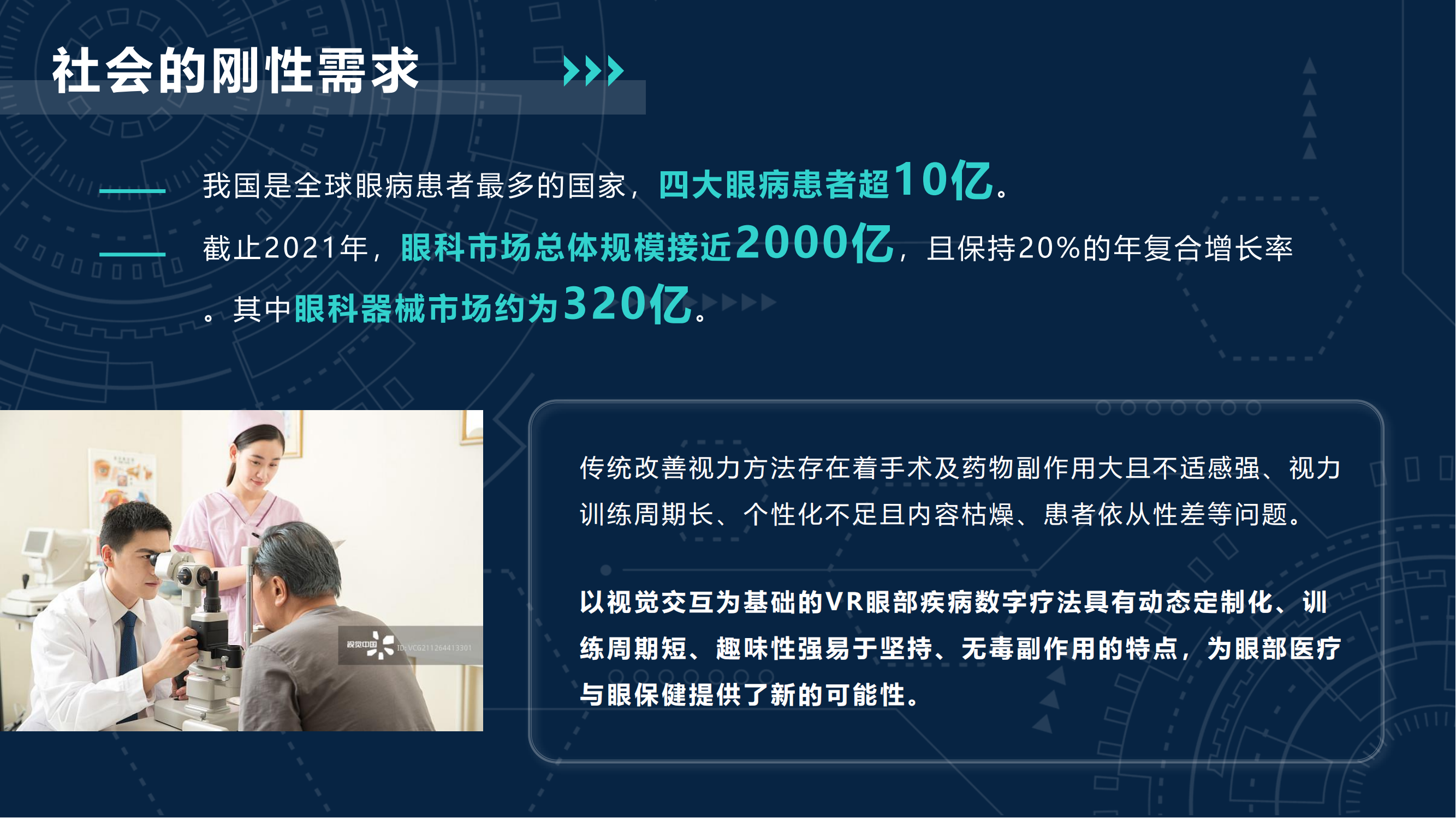 基于VR的视觉健康数字疗法