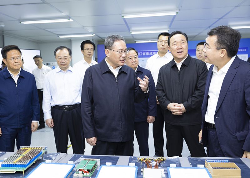李强在浙江调研时强调：在加快数字化转型中塑造高质量发展新动能新优势
